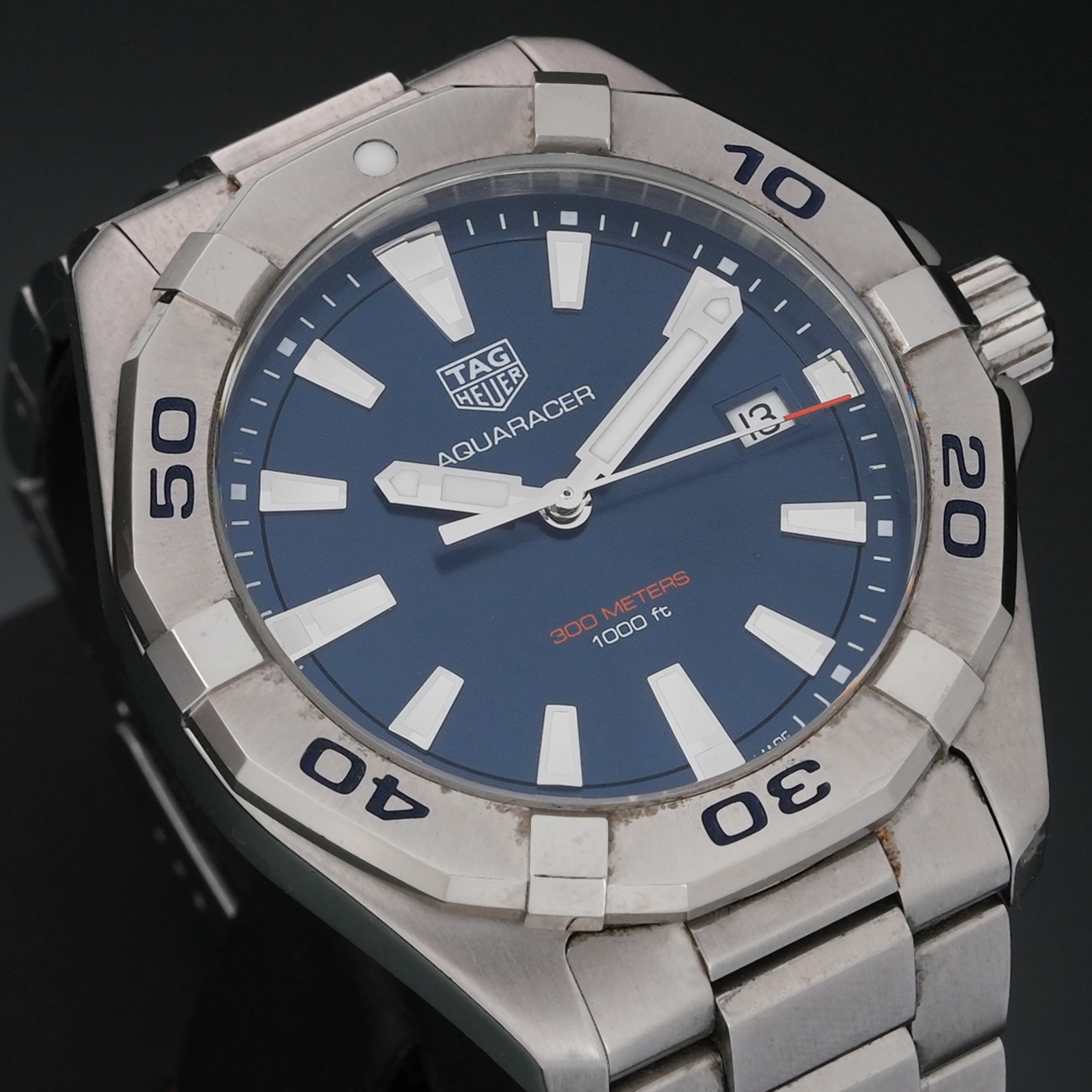 TAG HEUER(USED)태그호이어 아쿠아레이서 스틸 쿼츠 WBD1112